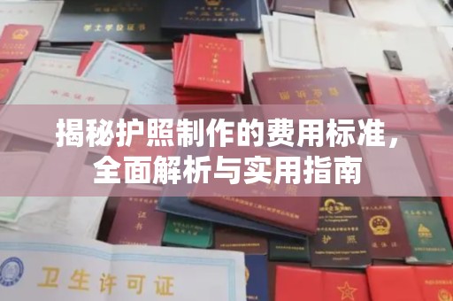 历下揭秘护照制作的费用标准，全面解析与实用指南