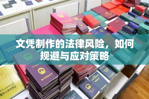 思南文凭制作的法律风险，如何规避与应对策略